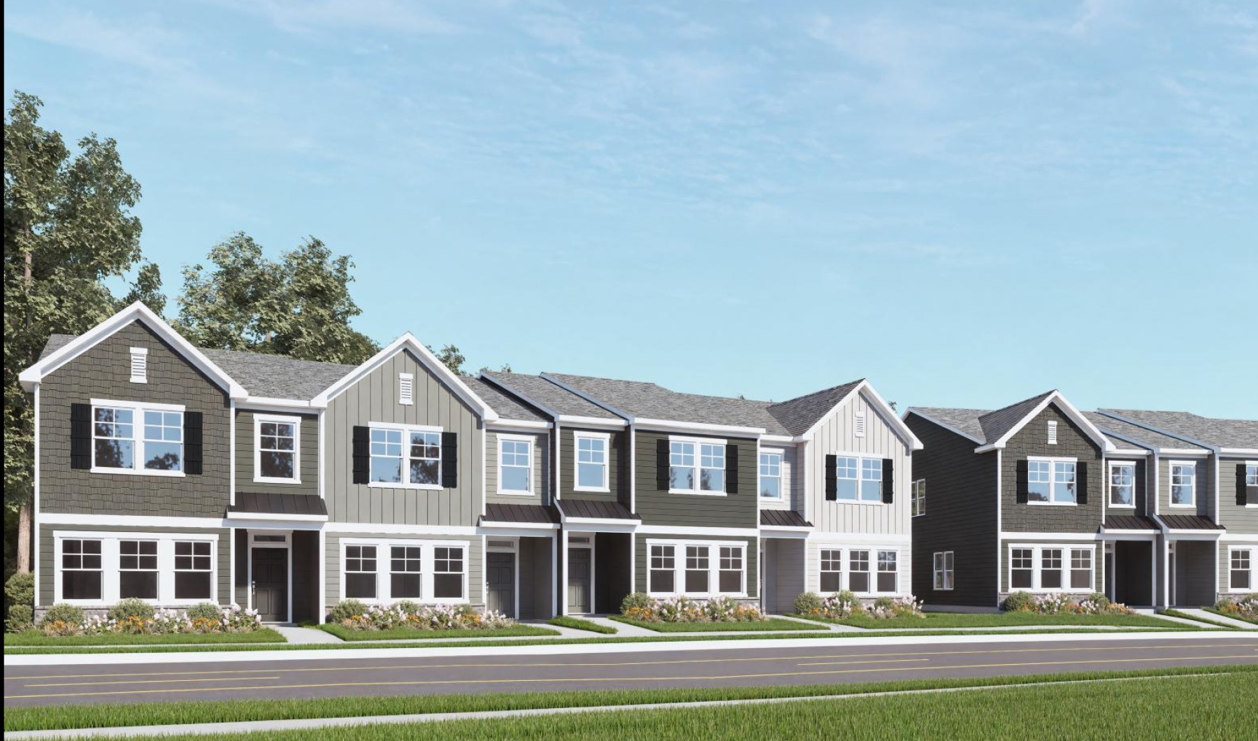 a row of houses